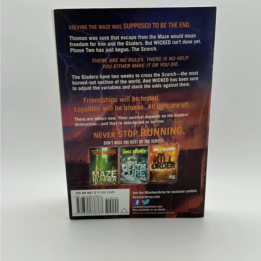 The Scorch Trials by James Dashner - Paperback - Picture 3 of 3